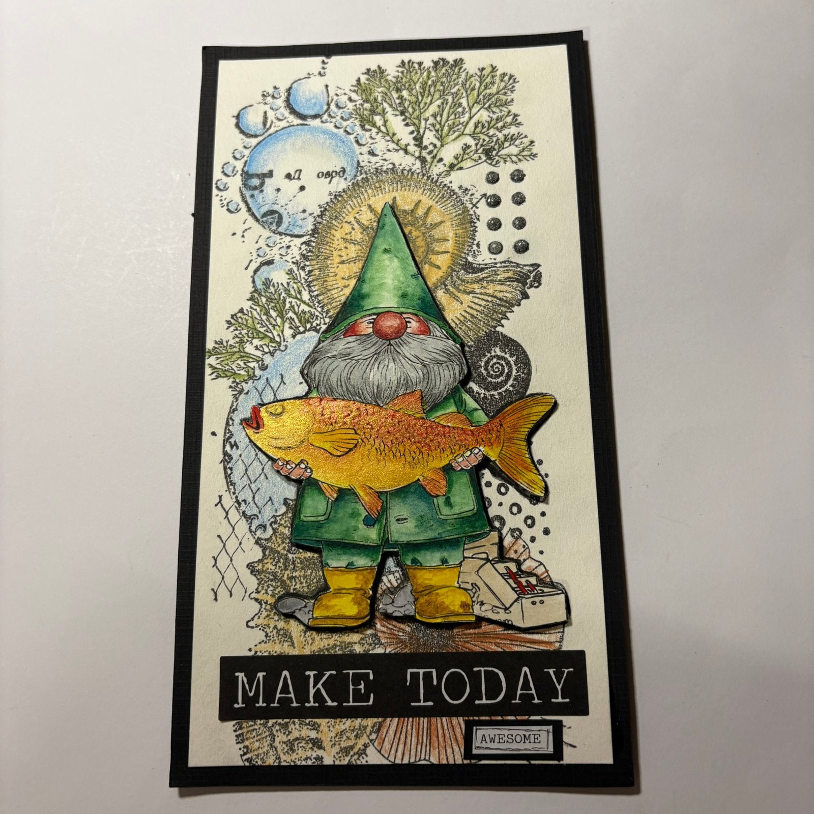 Kaart 19 made by corry, Hobby en Vrije tijd, Kaarten | Zelfgemaakt, Ophalen of Verzenden, Zo goed als nieuw, Overige thema's