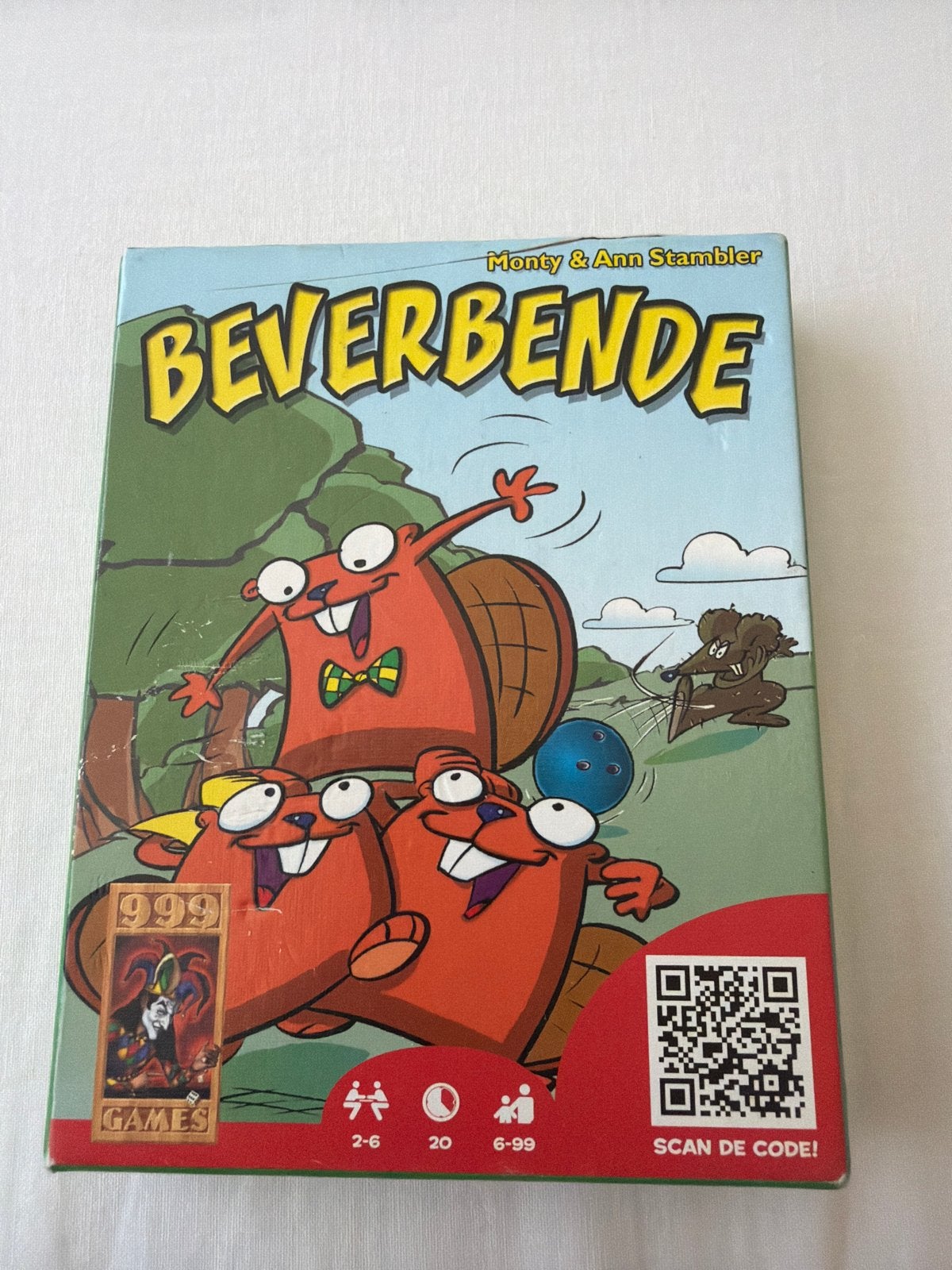 Beverbende kaartspel - Zo goed als nieuw, Hobby en Vrije tijd, Gezelschapsspellen | Kaartspellen, Een of twee spelers, Ophalen of Verzenden