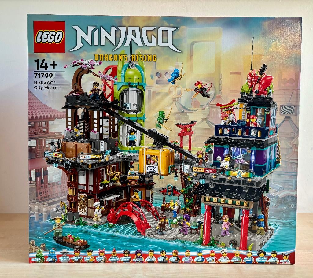 Lego Ninjago 71799 Stadsmarkten Nieuw!, Nieuw, Ophalen of Verzenden, Compleet, Lego