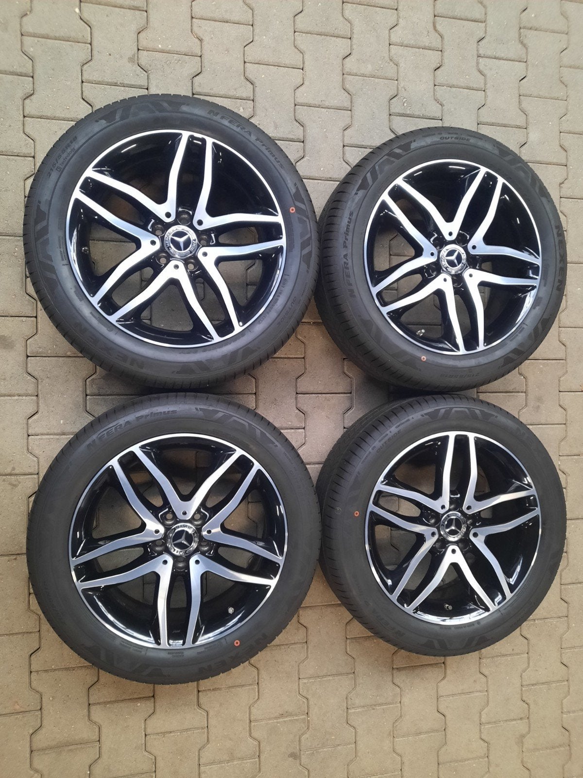 ZGAN 18 inch velgen 5×112 OEM MERCEDES GLA GLB ZOMERSETJE, 18 inch, Banden en Velgen, Ophalen of Verzenden, Personenwagen