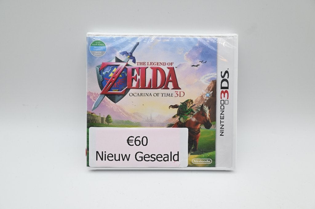 The Legend of Zelda Ocarina of Time 3D Geseald / Nieuw 3DS, Avontuur en Actie, 1 speler, Nieuw, Ophalen of Verzenden