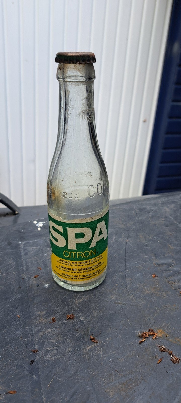Vintage SPA flesje - Comidel 20cl - Leeg, Ophalen of Verzenden, Gebruikt