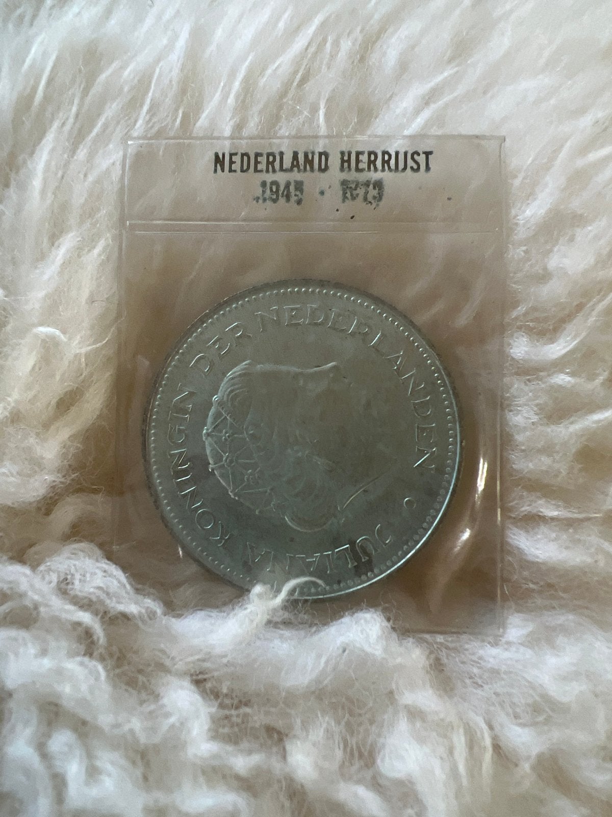 Zilveren Tientje Nederland Herrijst 1945-1970 Juliana, Postzegels en Munten, Koningin Juliana, Zilver, Ophalen of Verzenden, Losse munt