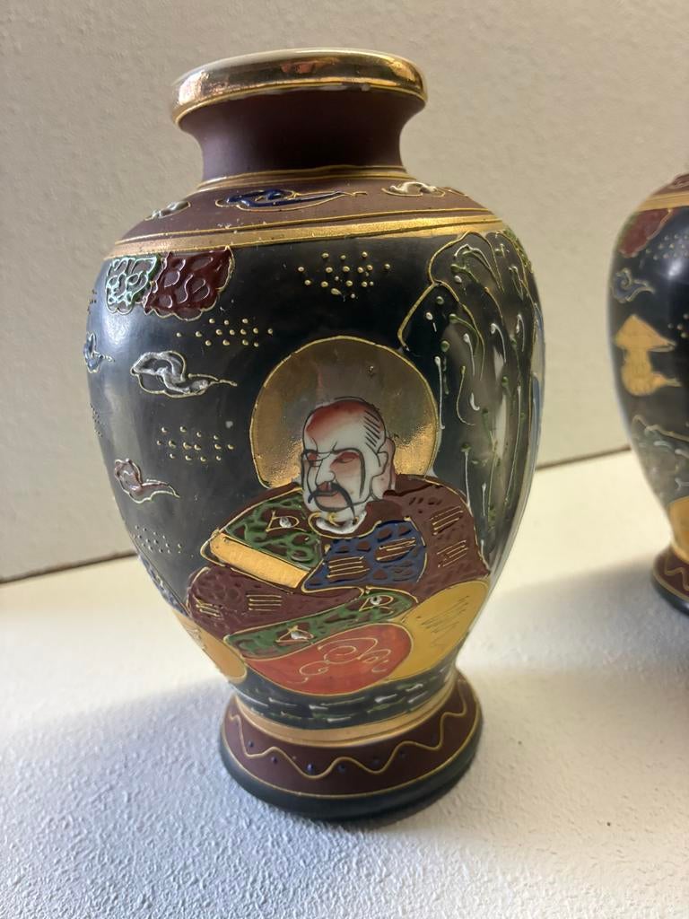2 Japanse vaasjes, Ophalen of Verzenden