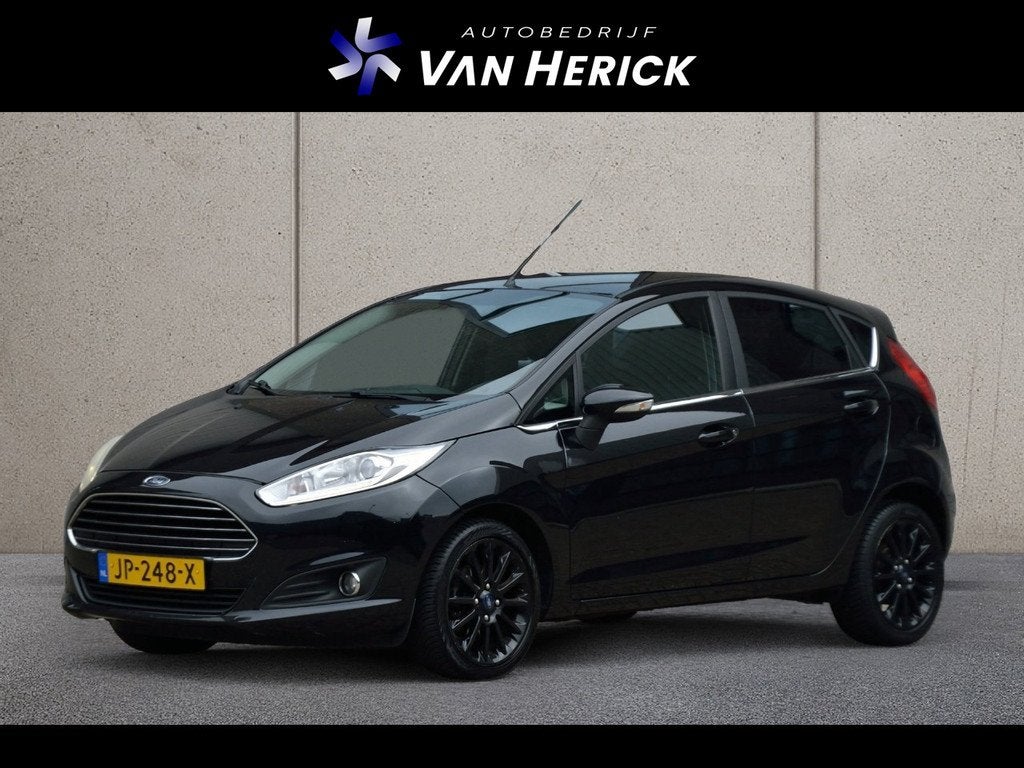 Ford Fiesta 1.0 EcoBoost Titanium | 125PK | Cruise | 5 Deurs, Voorwielaandrijving, Euro 5, Zwart, Handgeschakeld