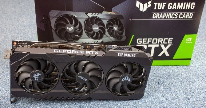 Asus TUF Gaming GeForce RTX 3060 V2 12GB, Gebruikt, GDDR6, PCI-Express 4, Ophalen of Verzenden