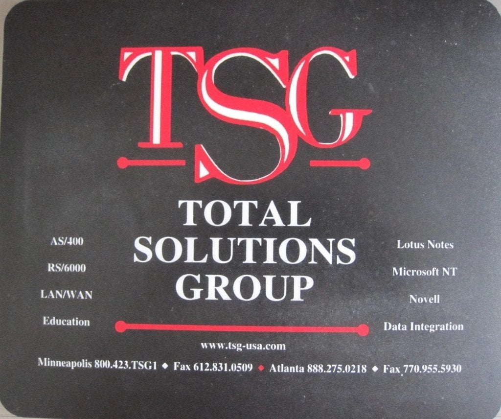 muismat van de Total Solution Group, Computers en Software, Muismatten, Ophalen of Verzenden, Zo goed als nieuw