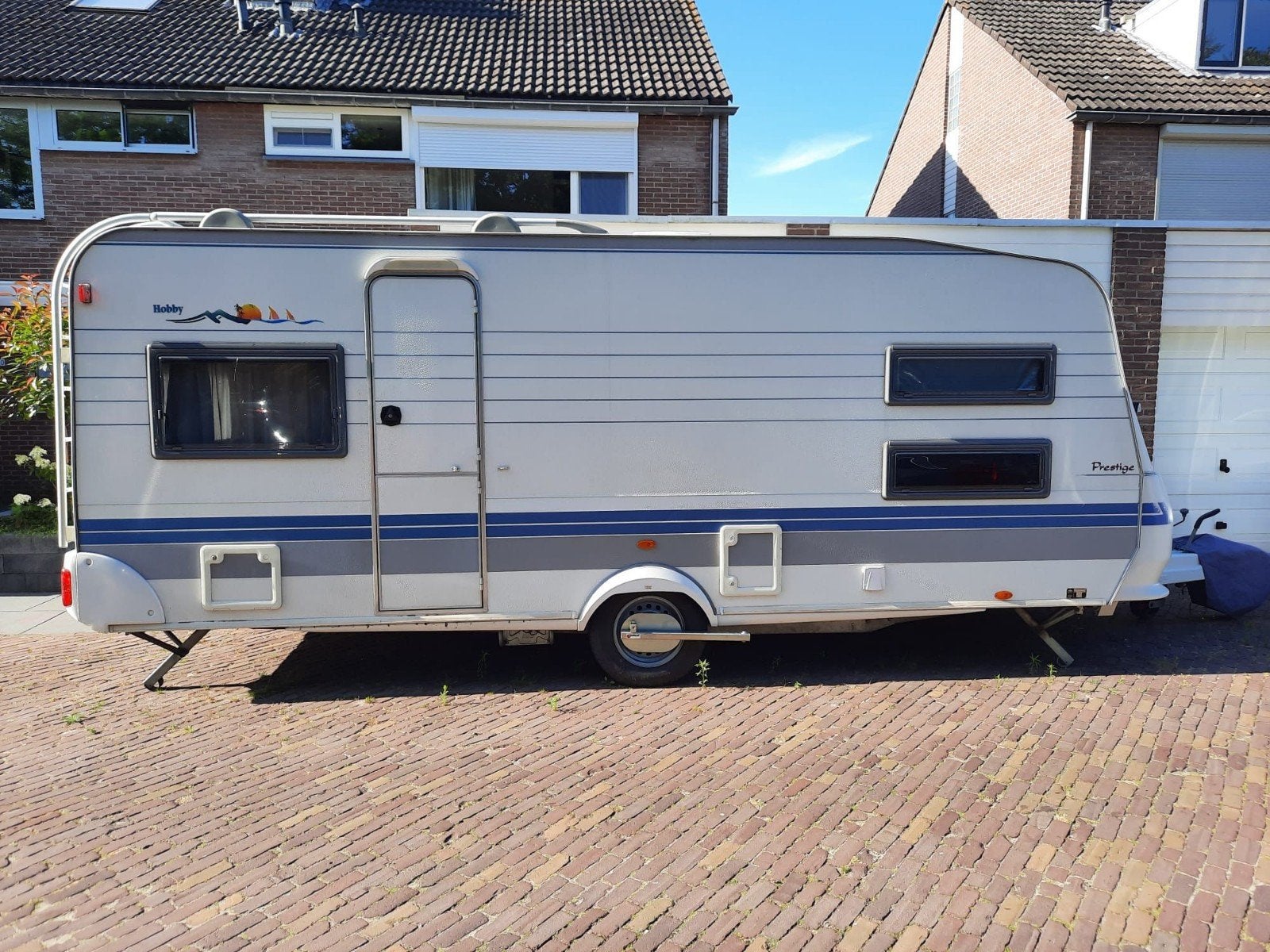 Hobby prestige 540UL uit 2003  6 persoons met stapelbed, Dwarsbed, Rondzit, Hobby, Particulier