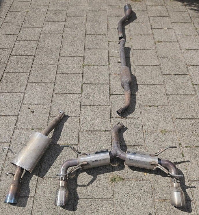 Mazda MX-5 2.5 inch RVS uitlaatsysteem, Auto-onderdelen, Ophalen, Gebruikt, Mazda