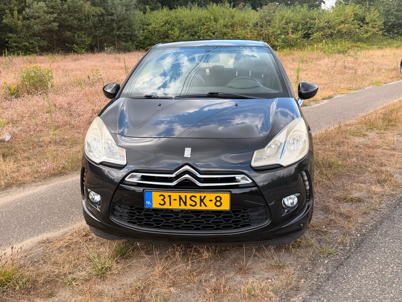 Citroën DS3 1.4 VTI 2010 Zwart, Auto's, Voorwielaandrijving, 40 €/maand, Zwart, Origineel Nederlands