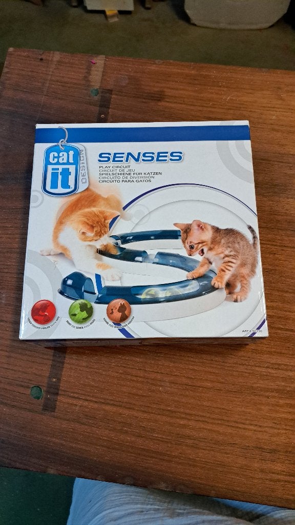 kattenspeelgoed, Ophalen, Nieuw