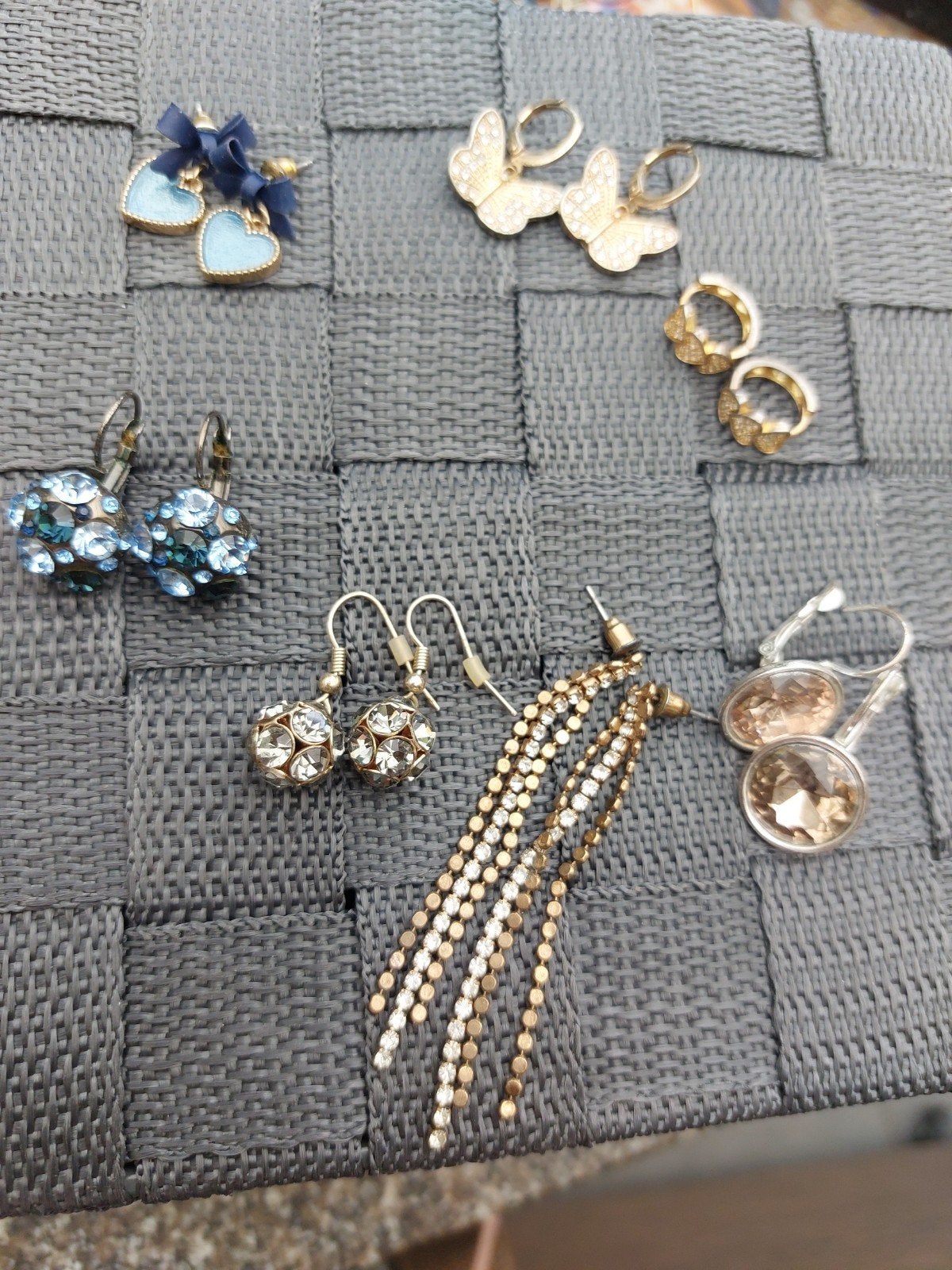 Diverse oorbellen set- 7 paar, Overige materialen, Hangers, Overige kleuren, Ophalen of Verzenden