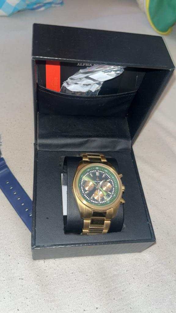 Alpha sierra horloge, Ophalen, Zo goed als nieuw, Staal, Overige merken