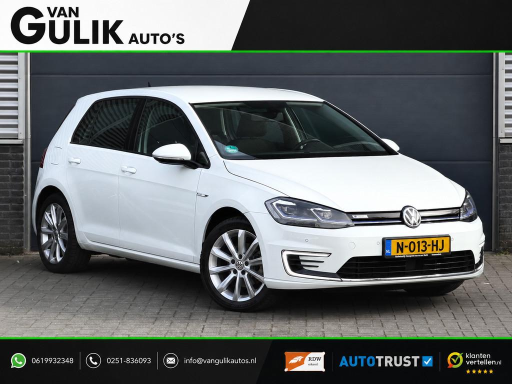 Volkswagen E-Golf E-DITION | SoH 92% | Warmtepomp | Carplay, Gebruikt, Zwart, 35 kWh, 230 km