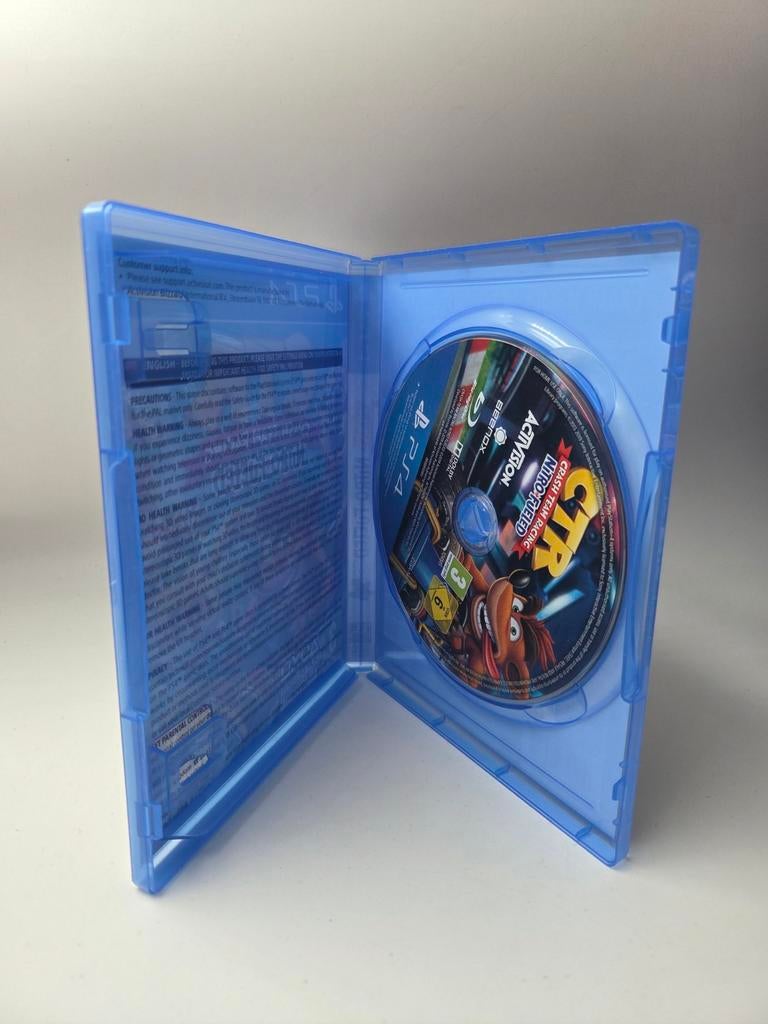 Crash Team Racing Nitro-Fueled PS4, Support@activision.com, Racen en Vliegen, Ophalen of Verzenden, Zo goed als nieuw
