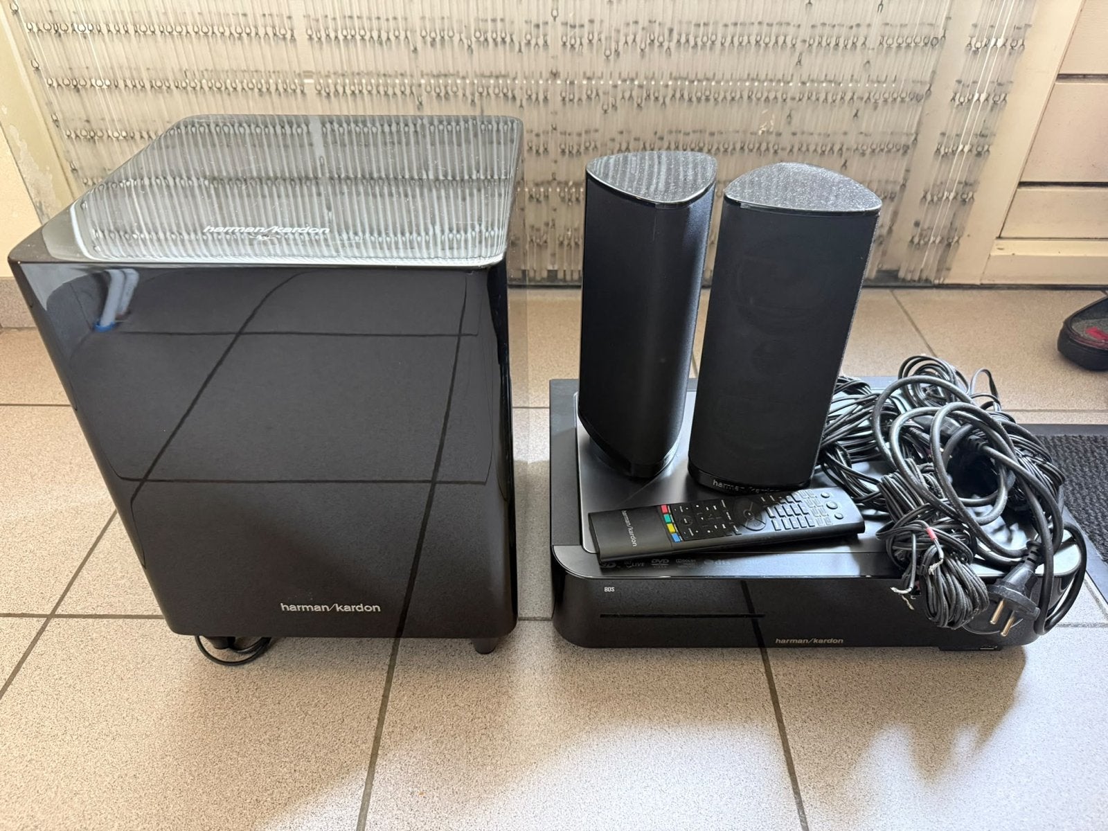 Harman Kardon BDS 2.1 Home Cinema Set met Subwoofer, Overige merken, Harman kardon, 2.1-systeem, Blu-ray-speler