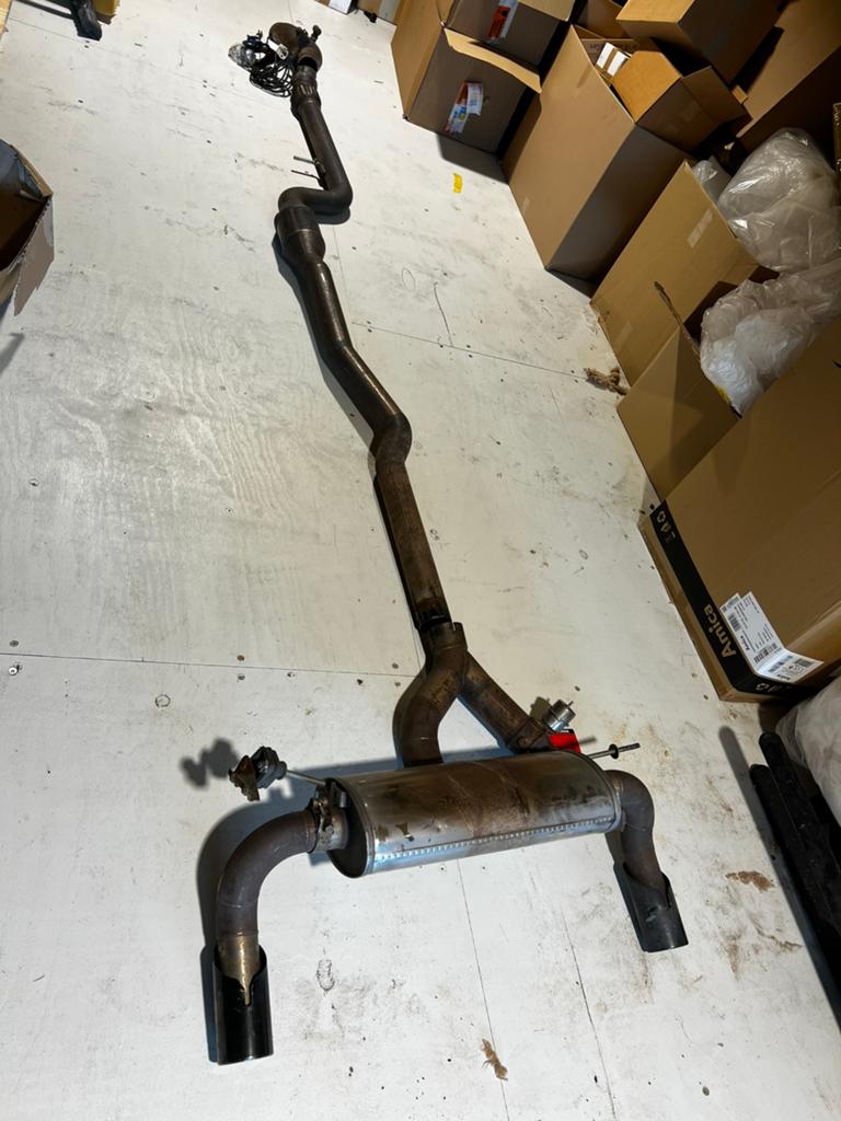 Bmw 140i rvs downpipe sport uitlaat met klep en aansturing, Auto-onderdelen, Uitlaatsystemen, Ophalen of Verzenden, BMW