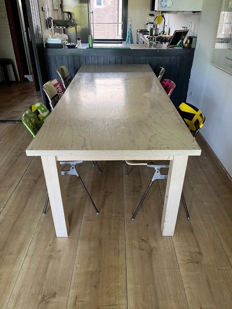 Eettafel, Ophalen, Gebruikt, 200 cm of meer, 50 tot 100 cm