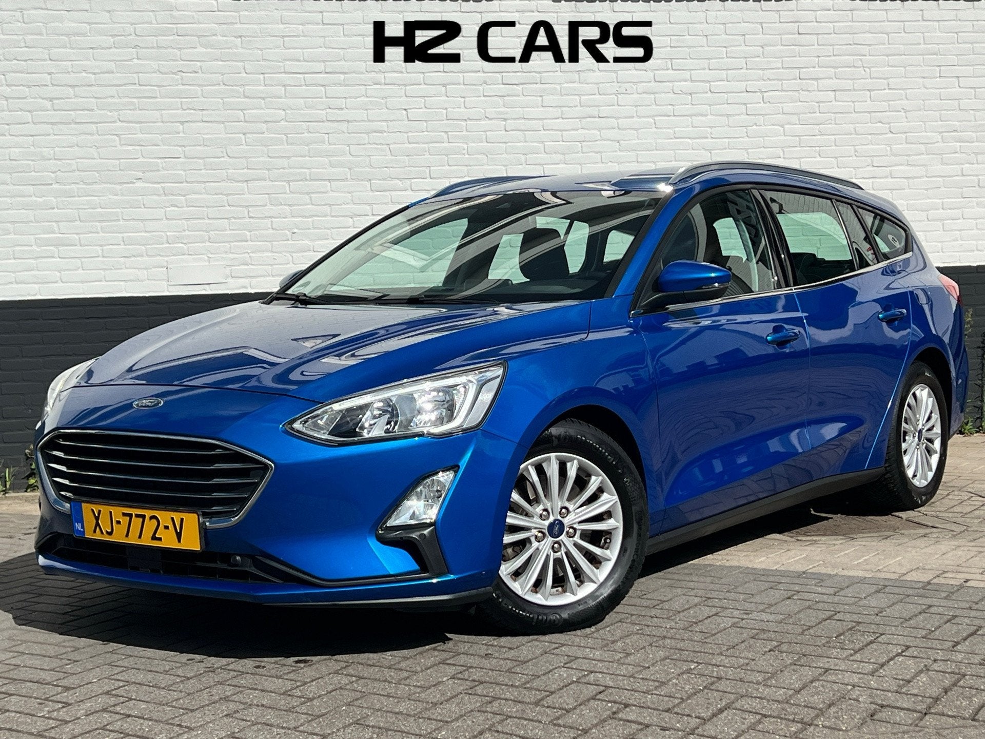 Ford Focus Wagon 1.5 EcoBoost Titanium Business|Keyless|Wint, Stof, Gebruikt, Blauw, Origineel Nederlands