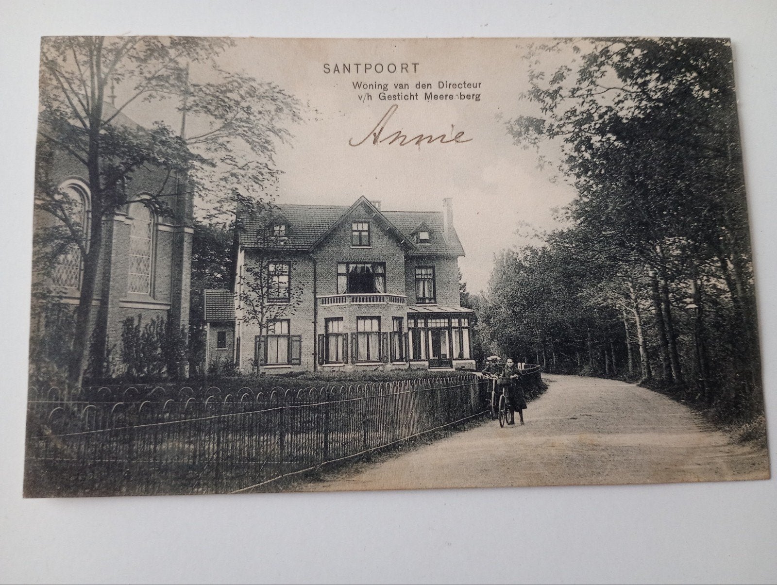 Santpoort Directeurswoning Meerenberg 1906, Ophalen of Verzenden, Voor 1920, Gelopen, Noord-Holland