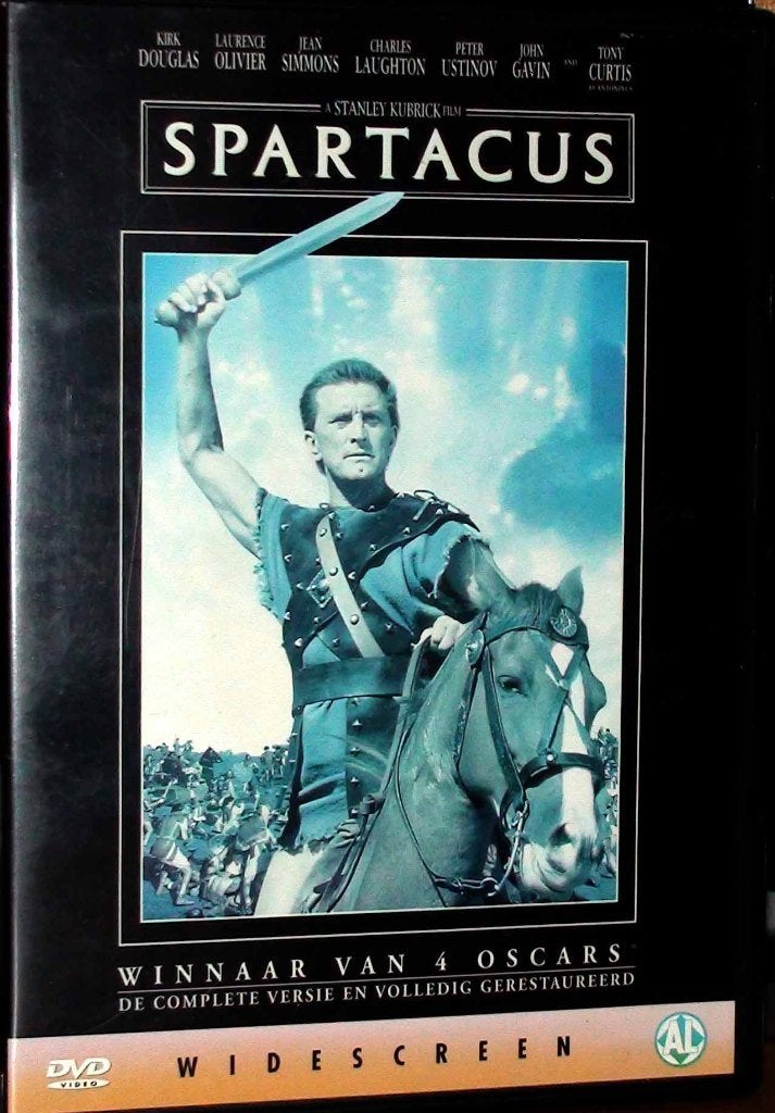 dvd spartacus ( 1960 ), 1960 tot 1980, Alle leeftijden, Drama, Ophalen of Verzenden