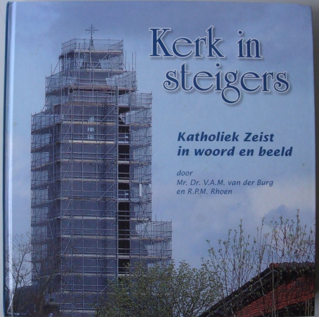 Van der Burg & Rhoen Kerk in steigers (St. Joseph in Zeist), 20e eeuw of later, Ophalen of Verzenden, Zo goed als nieuw, Van der Burg & Rhoen