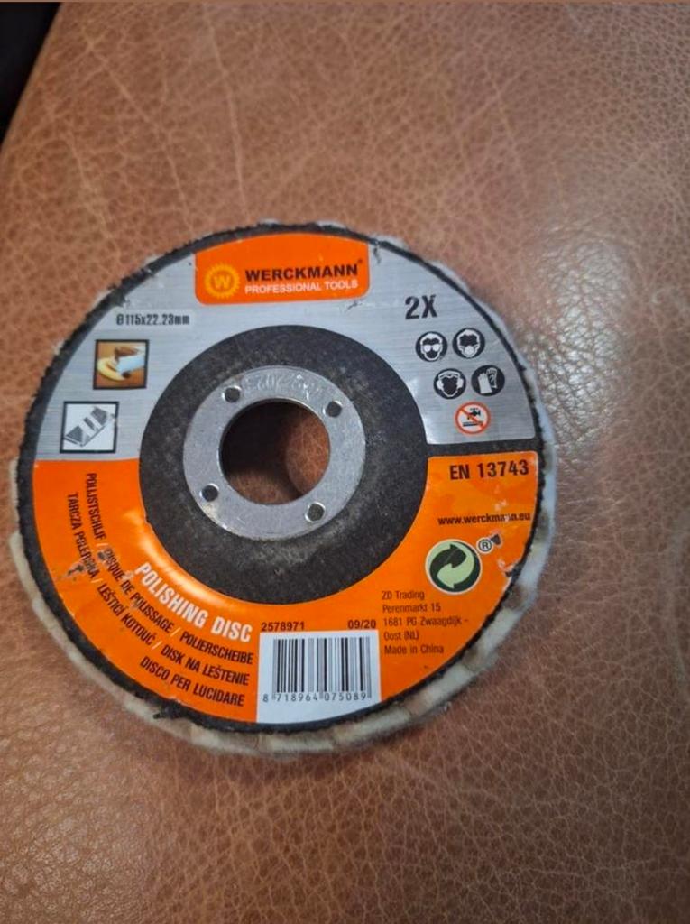 Werckmann polijstschijf met een diameter van 115mm, Ophalen of Verzenden, Minder dan 700 watt