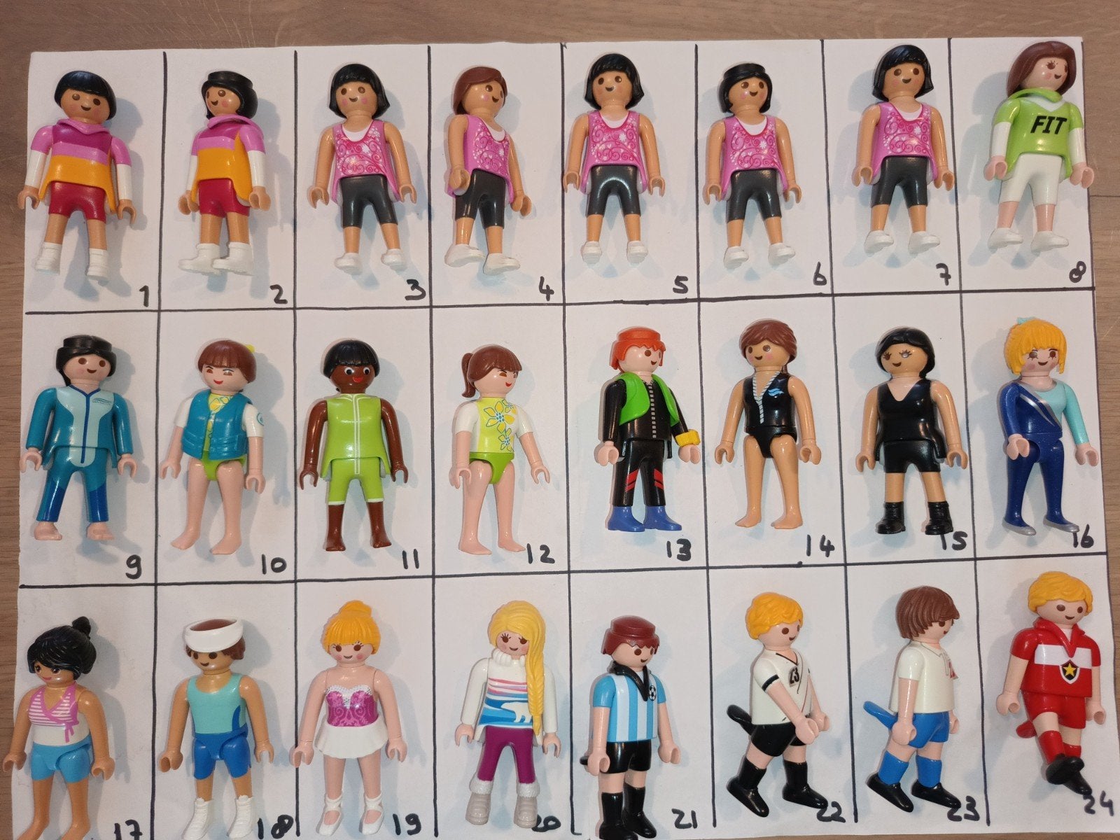 sporters van Playmobil, €1 p.st., Ophalen of Verzenden, Zo goed als nieuw, Losse onderdelen