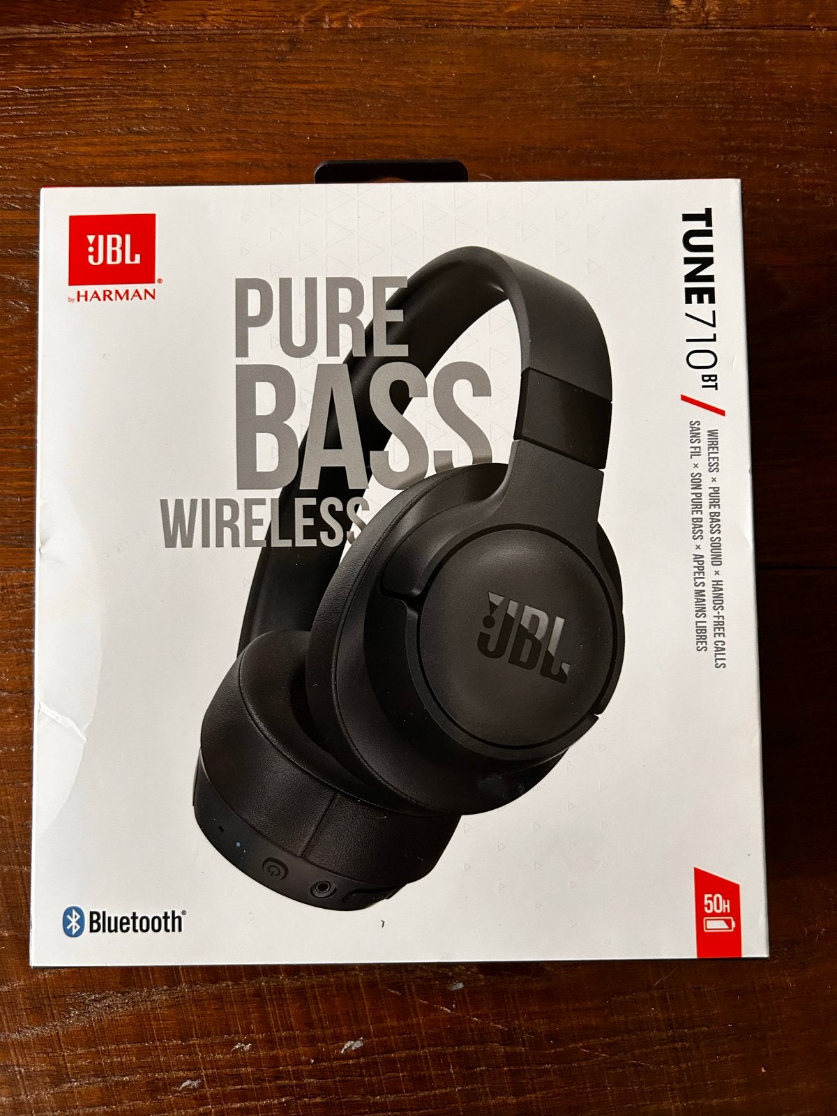 JBL Tune 710BT Draadloze Over-Ear Koptelefoon Zwart, JBL, Bluetooth, Nieuw, Ophalen of Verzenden