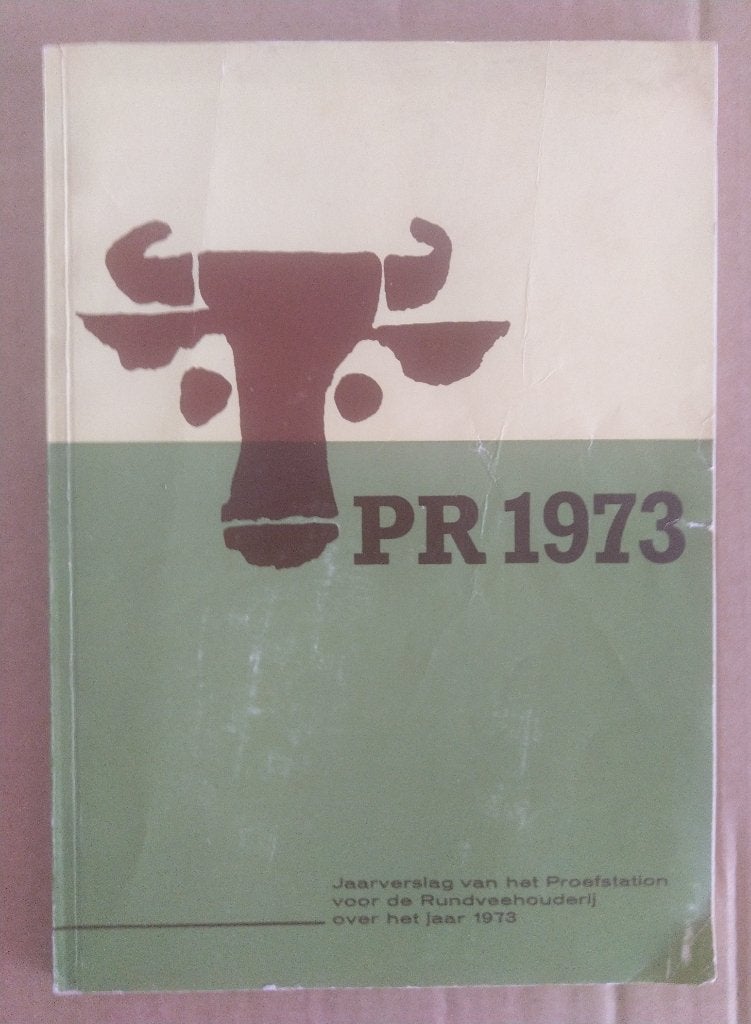 Pr 1973 jaarverslag Rundveehouderij, Ophalen of Verzenden, Gelezen