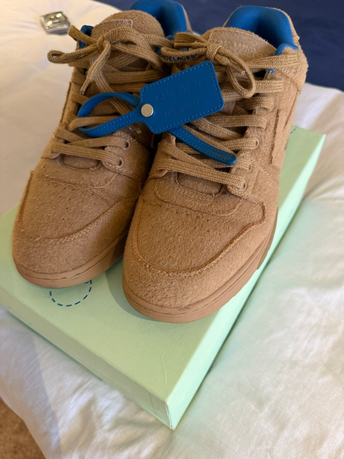 Off-White sneakers maat 47, Ophalen of Verzenden, Zo goed als nieuw, Bruin, Sneakers of Gympen