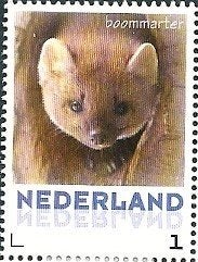 Persoonlijke zegel, Zoogdieren, Boommarter, postfris, Ophalen of Verzenden, Postfris