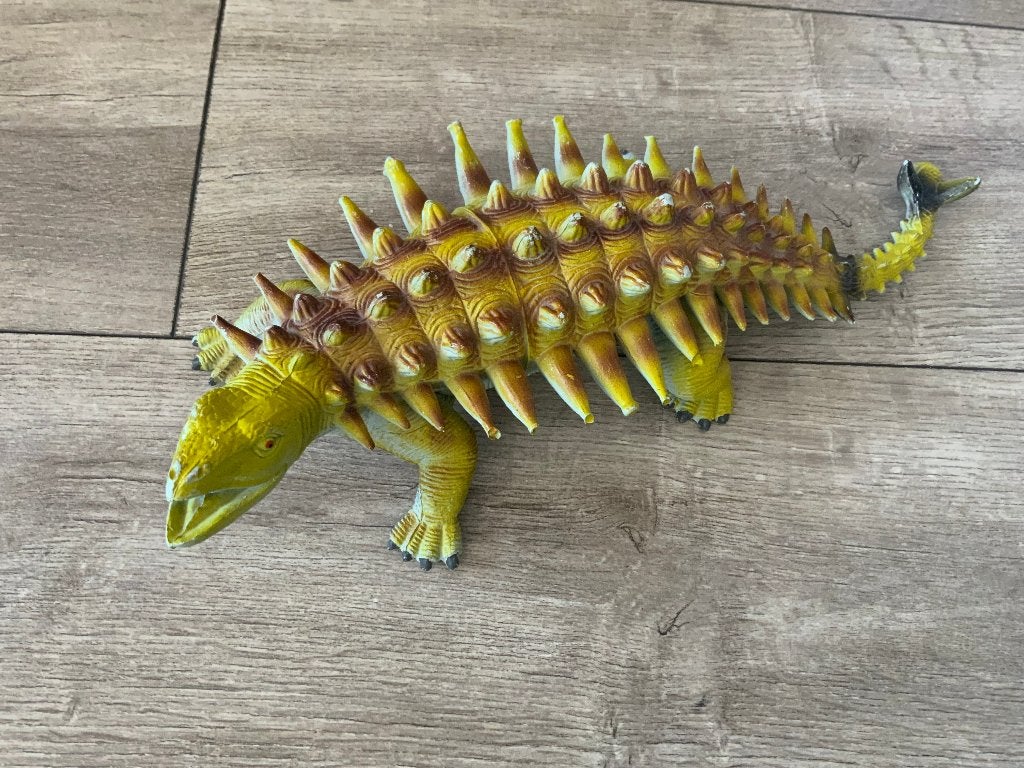 1986 Ankylosaurus Dinosaurus Speel / Action Figuur, Ophalen of Verzenden, Zo goed als nieuw