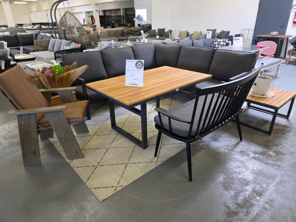 Mondial Living Loungeset - Hoekset, Ophalen of Verzenden, Aluminium