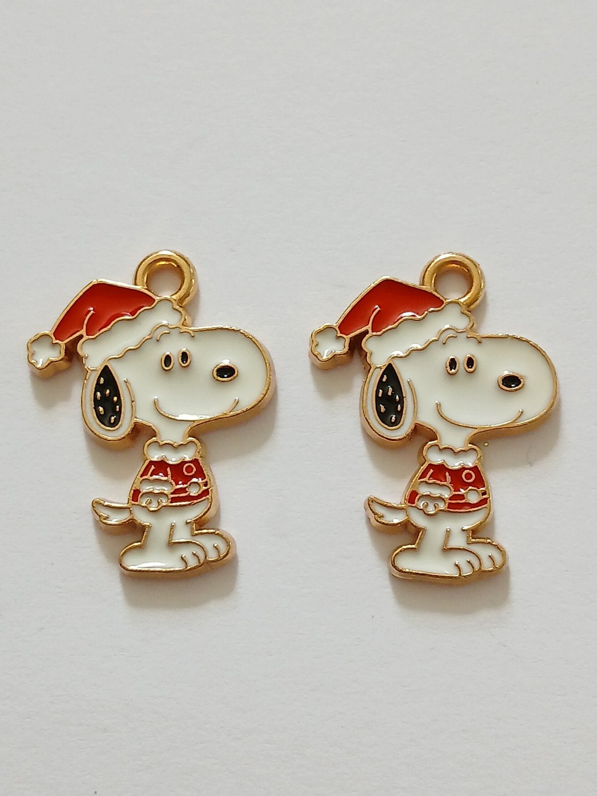 177. Snoopy Kerst Bedels - Set van 2, Ophalen of Verzenden, Nieuw, Bedel