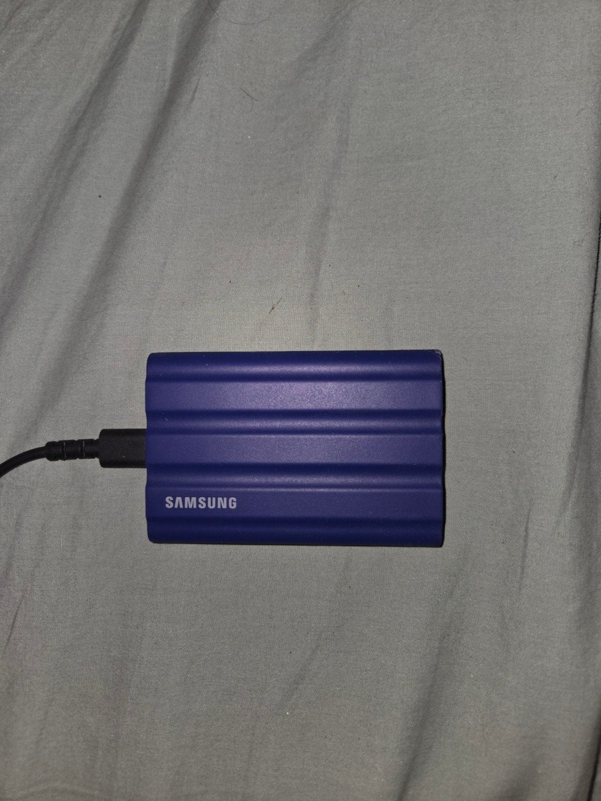 Samsung 2TB T7 Shield Portable SSD Blauw, 2TB, SSD, Samsung SSD, Ophalen of Verzenden