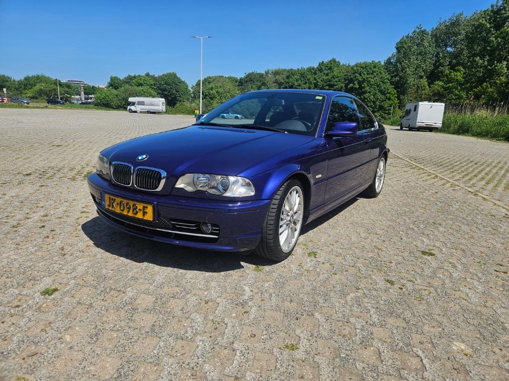 BMW 3-Serie 3.0 CI 330 Coupe AUT 2001 Individual Origineel, Auto's, Automaat, 1440 kg, Zwart, Blauw