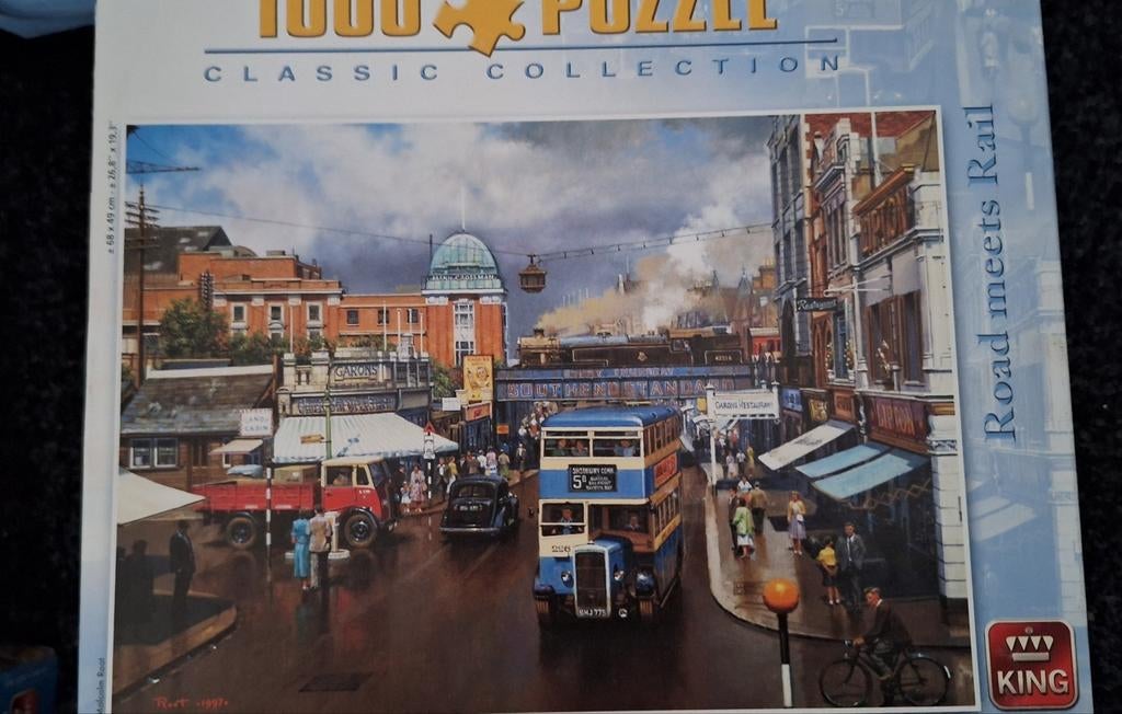 King puzzel 1000 stukjes, Ophalen of Verzenden, 500 t/m 1500 stukjes, Zo goed als nieuw