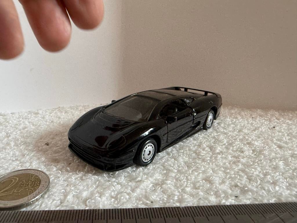 Maisto Jaguar XJ220 modelauto - Zwart, gegoten metaal, Ophalen of Verzenden, Gebruikt, Auto, Overige merken