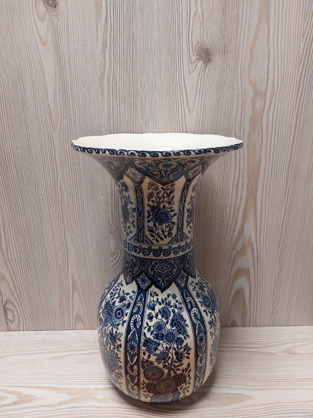 Grote Delfts Blauwe Vaas - Royal Boch Holland, Ophalen of Verzenden
