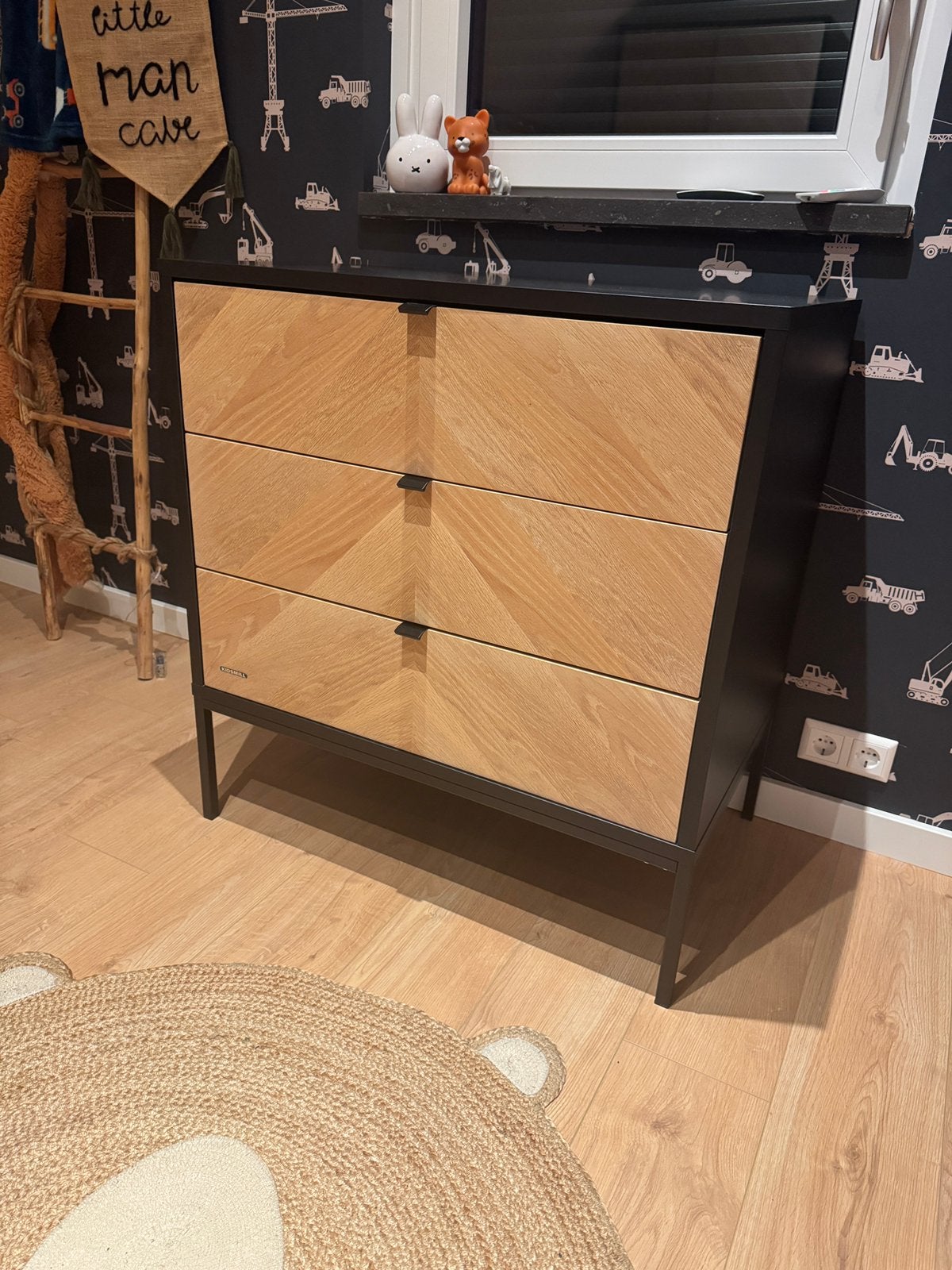 Kidsmill Vince commode visgraat, Ophalen, 50 tot 70 cm, Zo goed als nieuw, 75 tot 100 cm