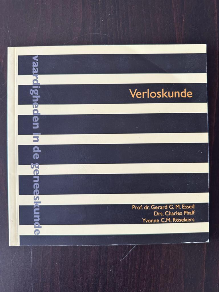 Verloskunde: Vaardigheden in de Geneeskunde, Ophalen of Verzenden, Beta, Zo goed als nieuw, WO