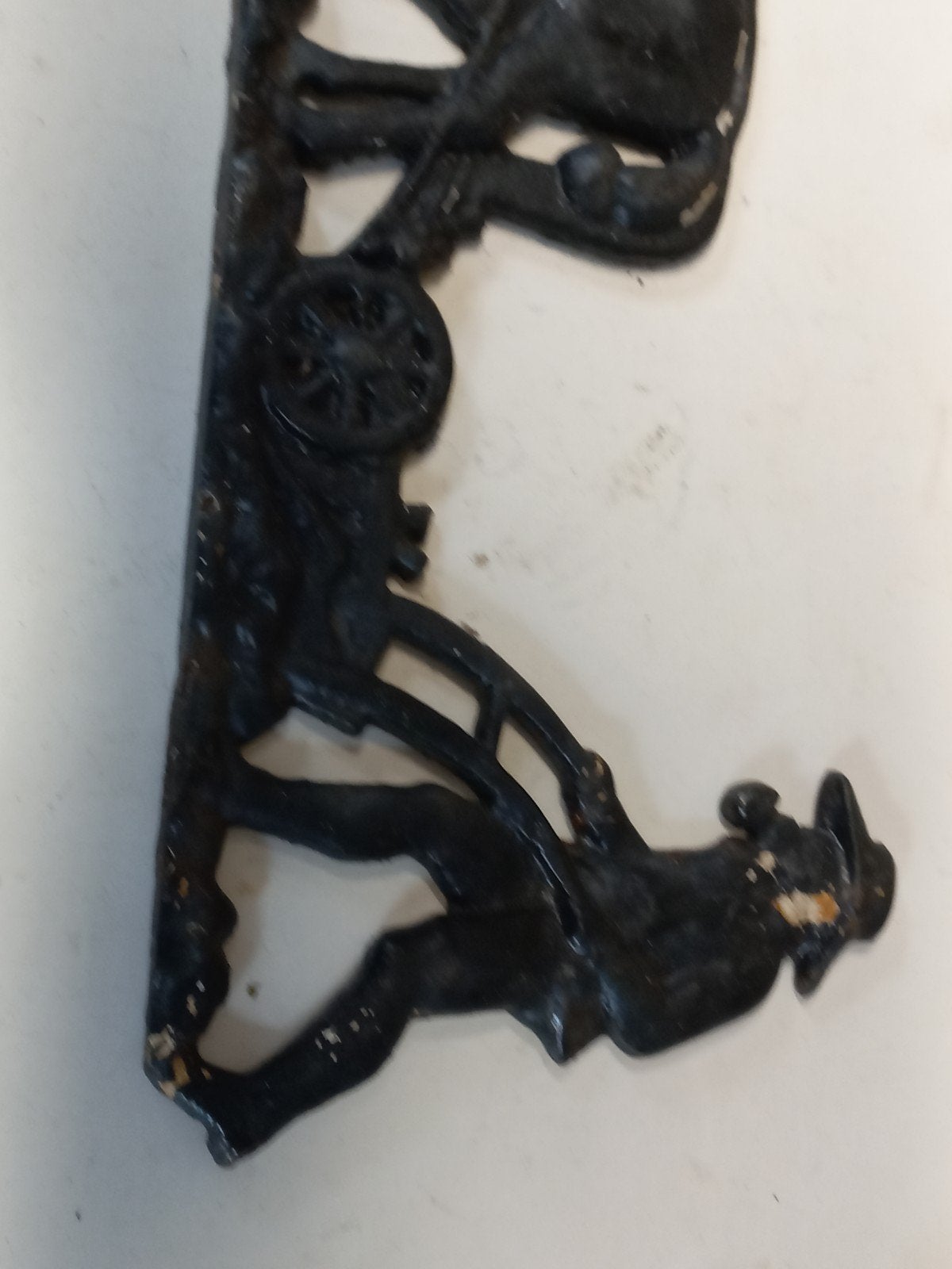 Antieke gietijzeren paardenhoofd wanddecoratie, Ophalen of Verzenden