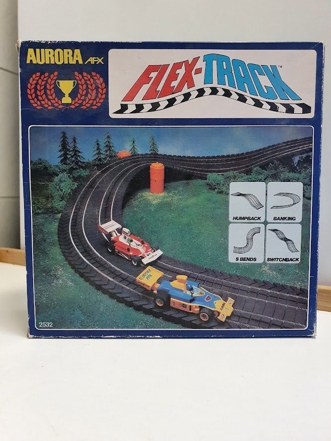 Slotcar Aurora AFX 2532 Flex-track baanstuk 912mm    , Overige merken, Racebaan, Zelf te bouwen, Nieuw