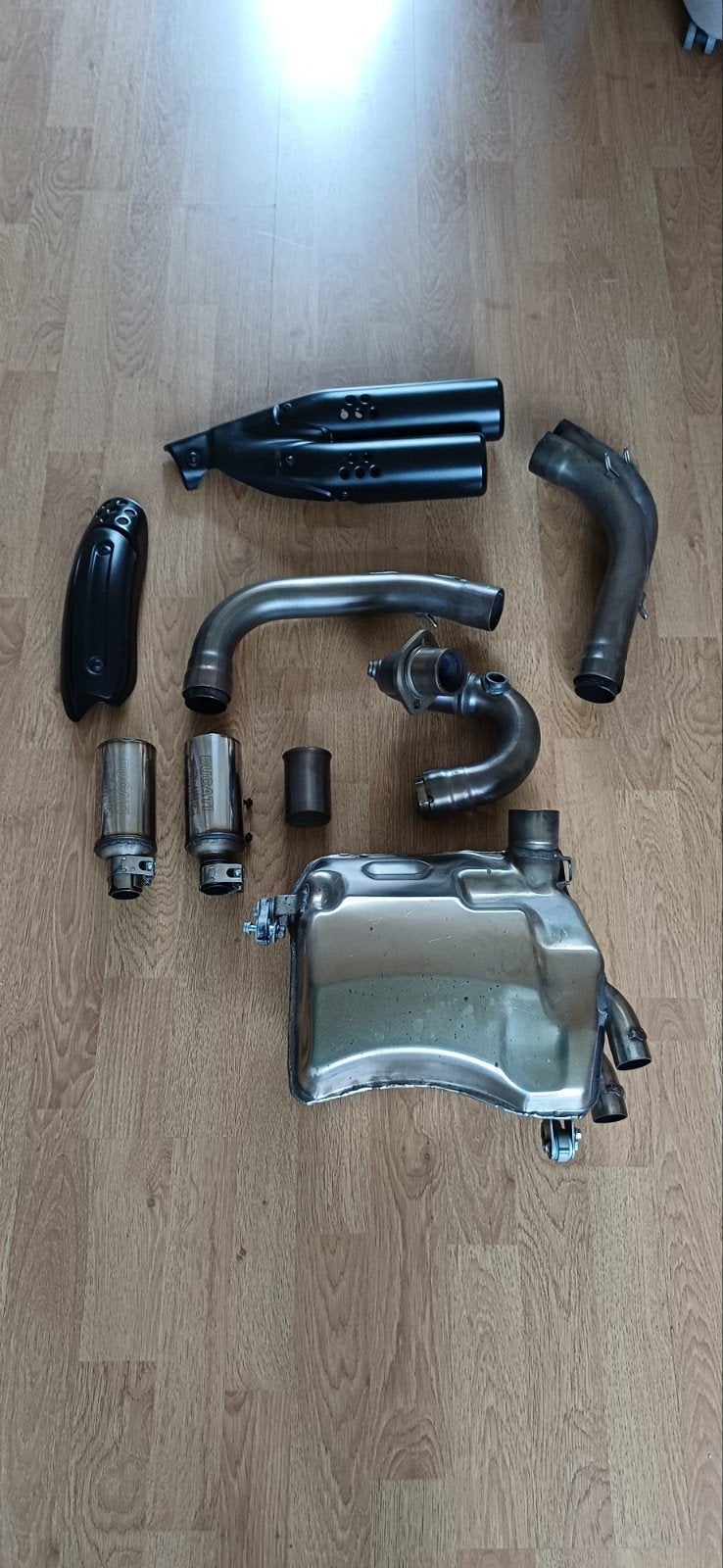 Ducati scrambler 800 origineel uitlaatsysteem, Ophalen, Gebruikt