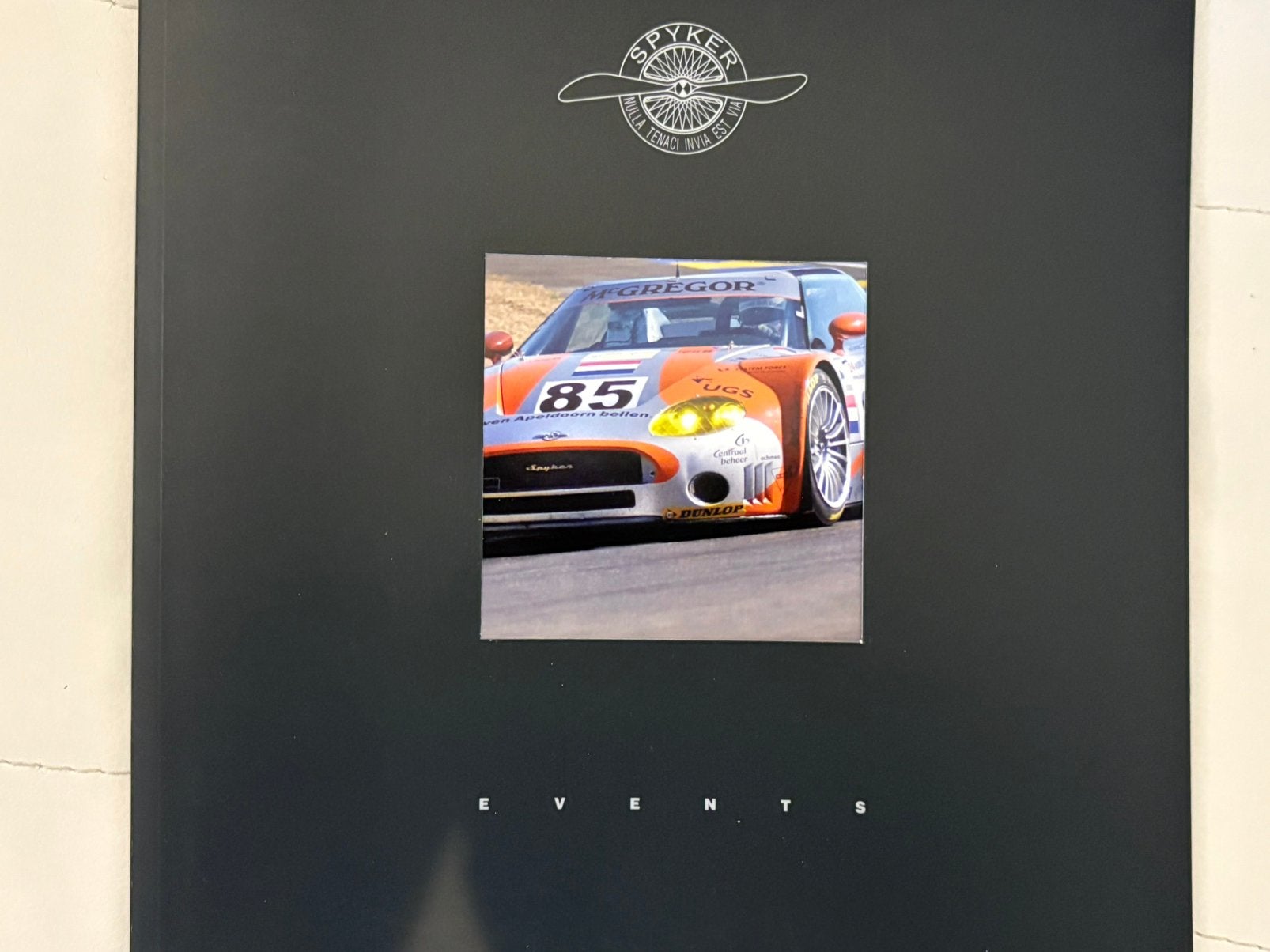 Boek Spyker Cars “Events”, Ophalen, Nieuw, Overige merken