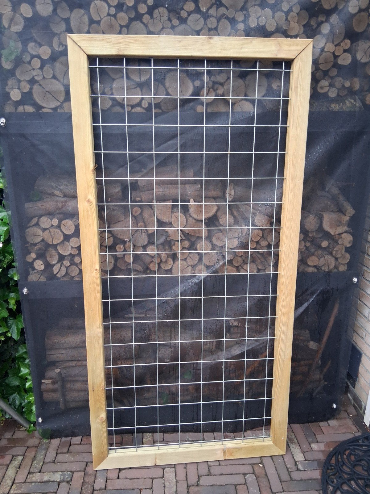 Terras scherm, Tuin en Terras, Schuttingen, Ophalen, 1 tot 2 meter, Minder dan 3 meter, Zo goed als nieuw