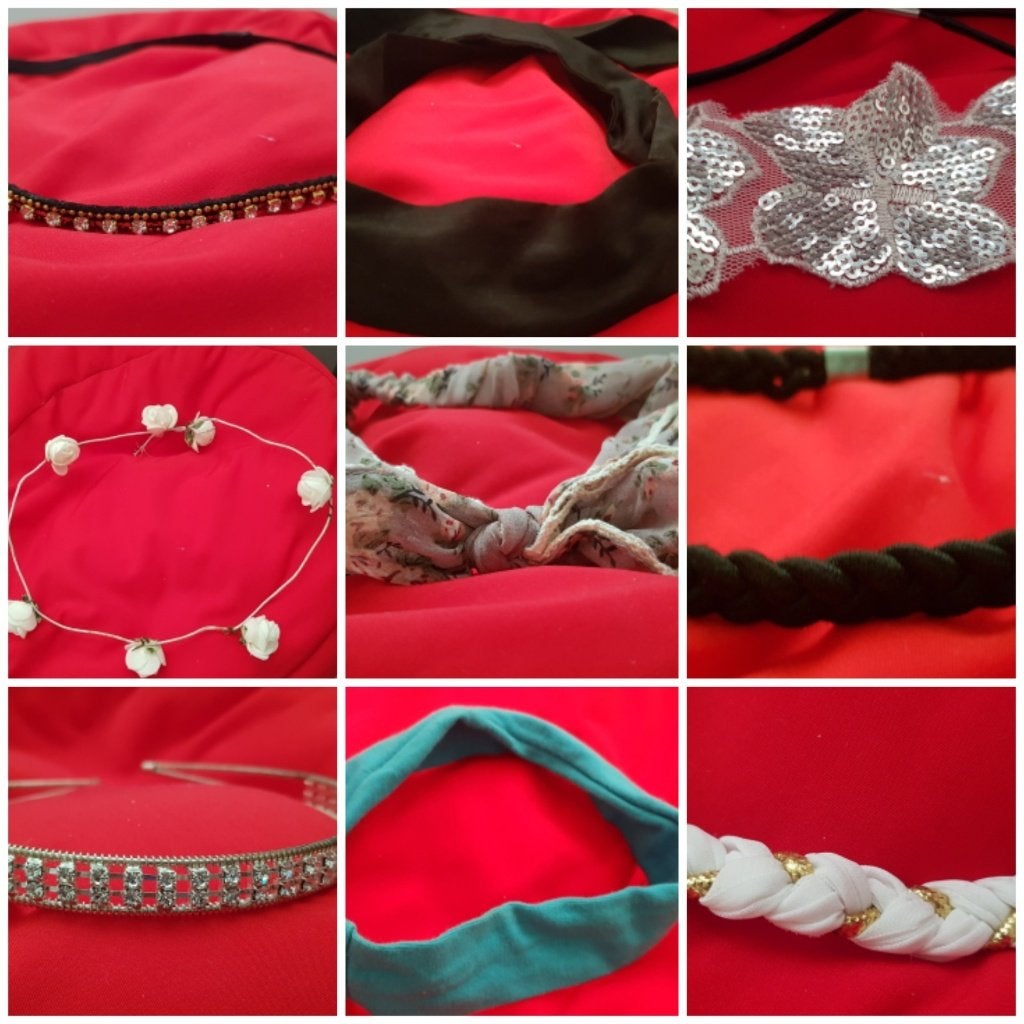 20 x haarbandjes haarband diadeem elastiek haar accessoires, Verzenden, Zo goed als nieuw