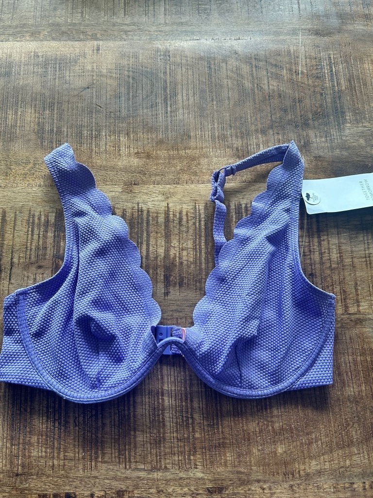 Hunkemöller Scallop Bikinitop 80E - SALE OP=OP, Paars, Nieuw, Ophalen of Verzenden, Bikini