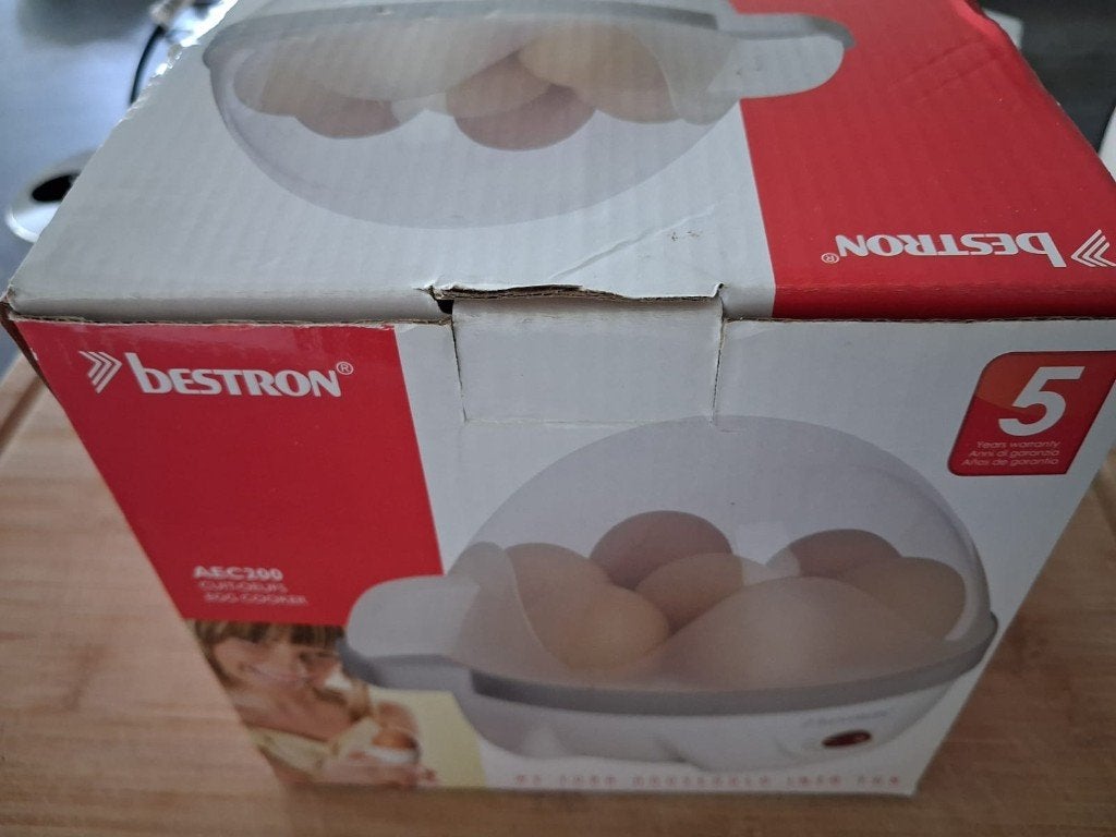 Bestron AEC200 - Eierkoker, Witgoed en Apparatuur, Eierkokers, Ophalen of Verzenden, Nieuw